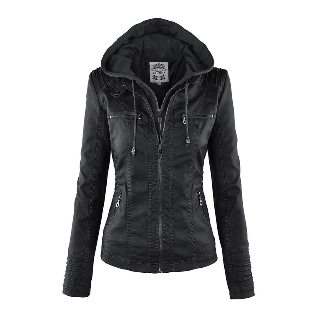 Callista | Hooded Moto Jacket