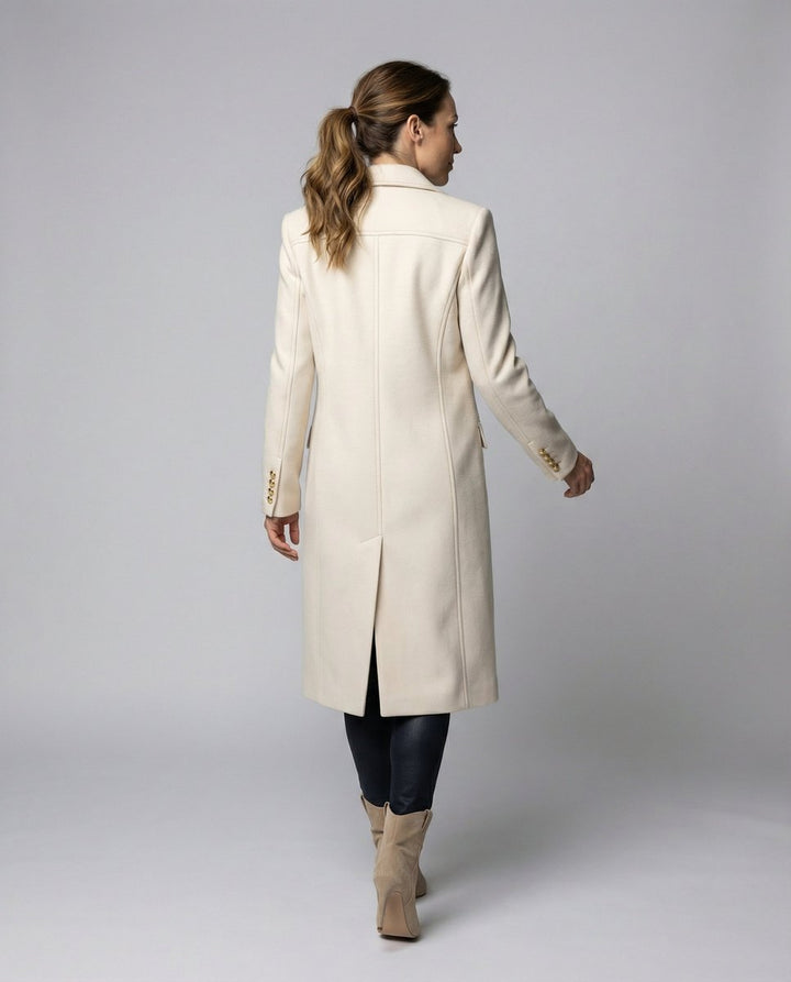 Emeline | Double-Breasted Longline Overcoat