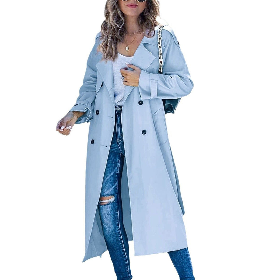 Juliet | Double-Breasted Belted Longline Trench Coat