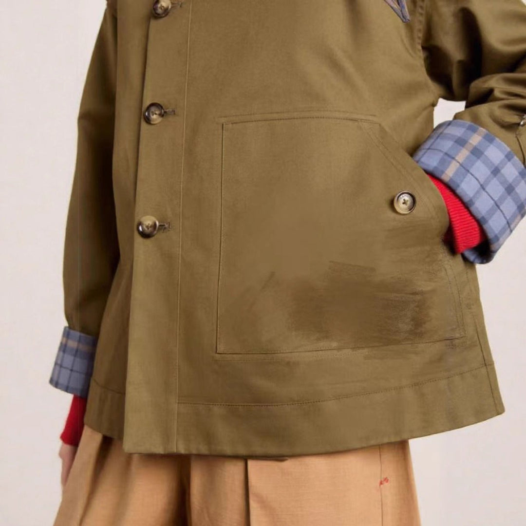Lorna | Oversized Double-Breasted Utility Coat