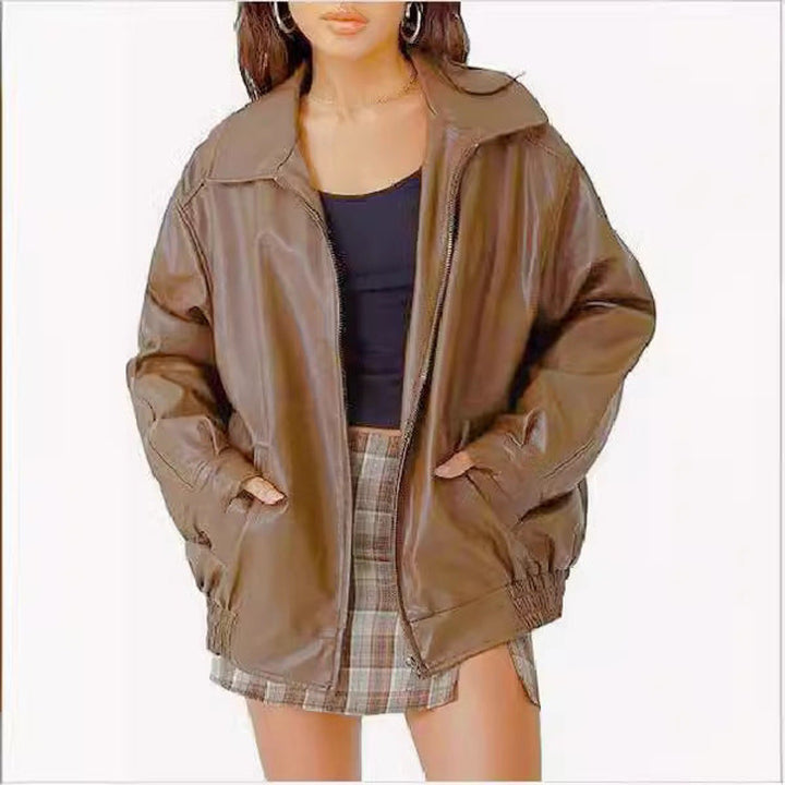 Nicola | Relaxed Zip-Up Bomber Jacket