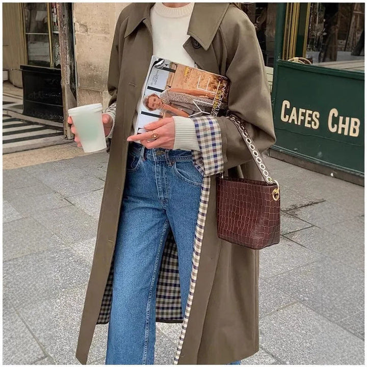 Lucia | Refined Oversized Long Trench Coat