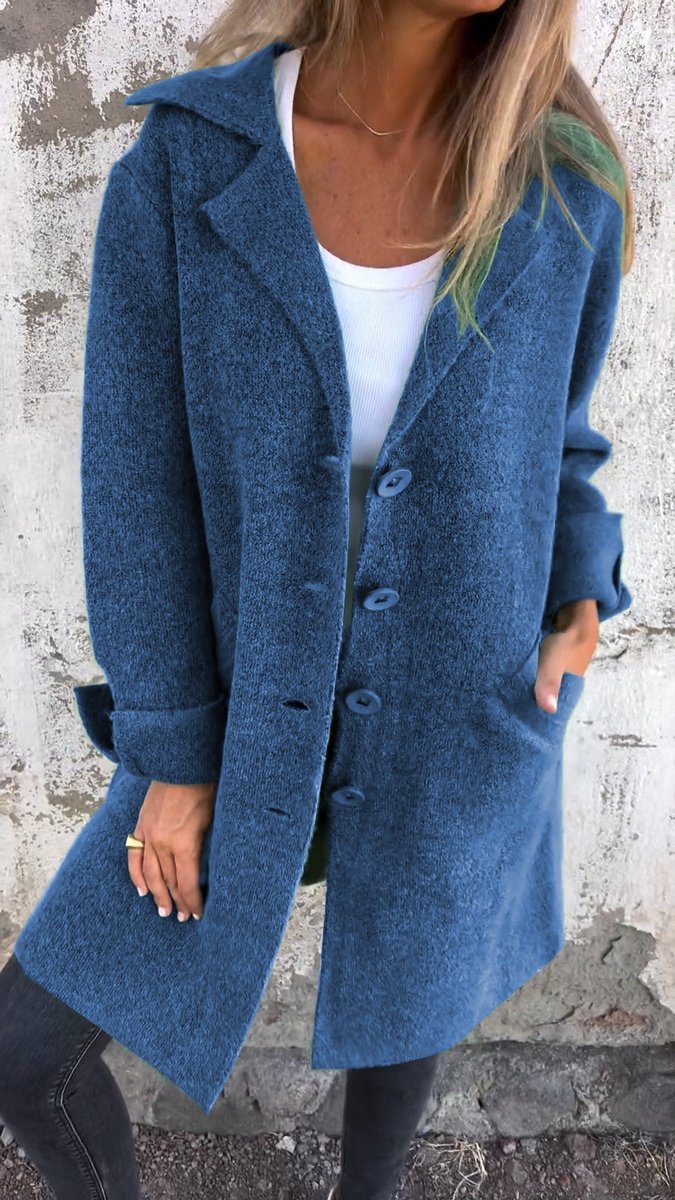 Lucille | Relaxed Longline Lapel Coat