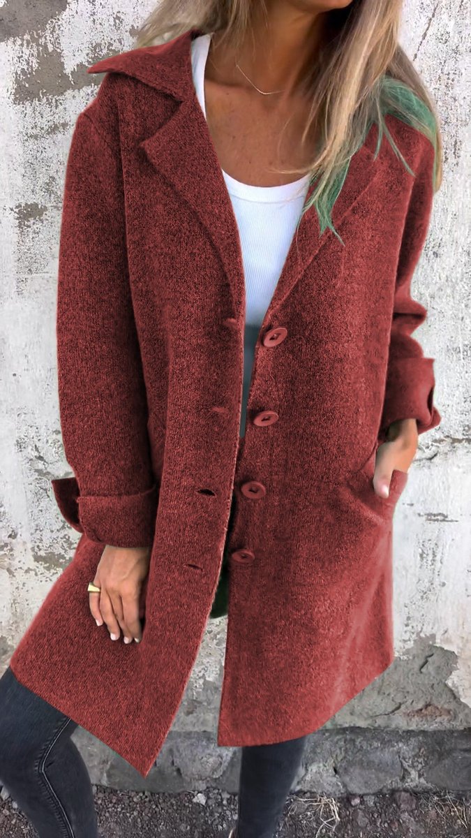 Lucille | Relaxed Longline Lapel Coat
