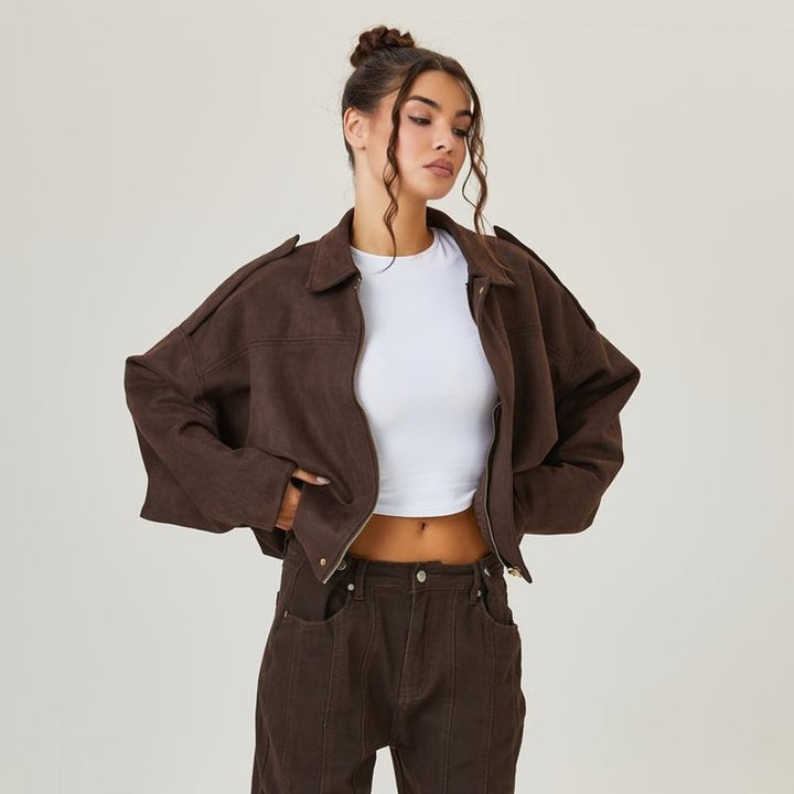 Louisa | Relaxed Oversized Bomber Jacket