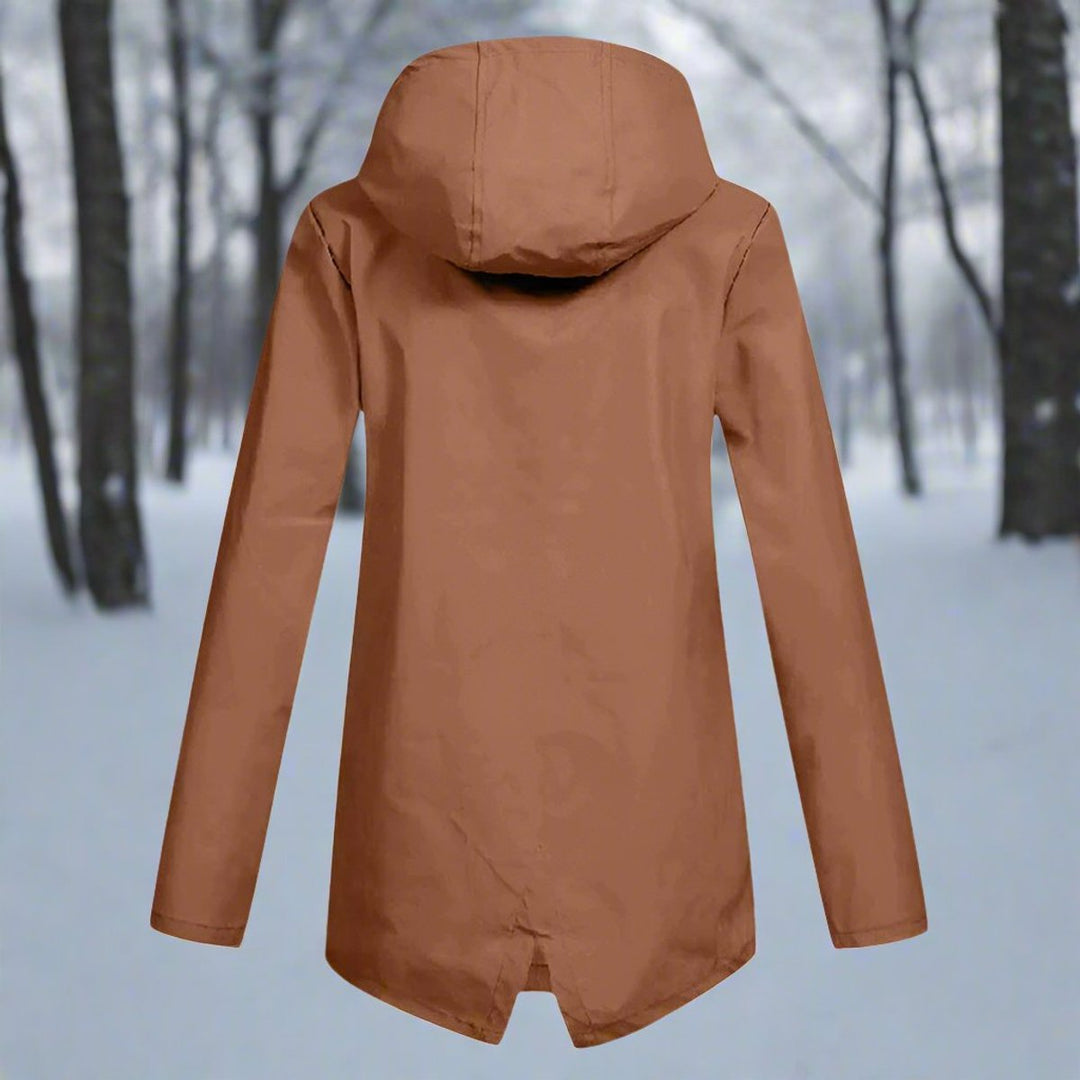 Lorraine | Hooded Waterproof Longline Rain Jacket